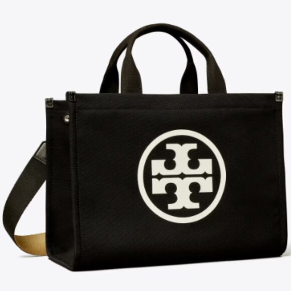 *BRAND NEW* TORY BURCH SMALL ELLA CANVAS TOTE * - Picture 1 of 9